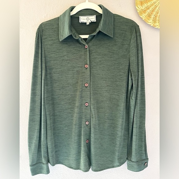 St. John Sport By Marie Gray Long Sleeve Top Size Small - Picture 1 of 4